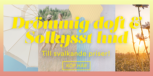 Banner till sommarrean: drömmig doft & solkysst hud