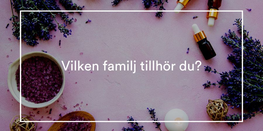 Vilken doftfamilj tillhör du?